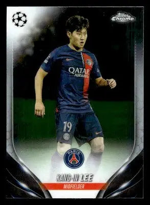 2023-24 Topps Chrome UEFA Club Competitions #194 Kang-in Lee - Soccer Card Single