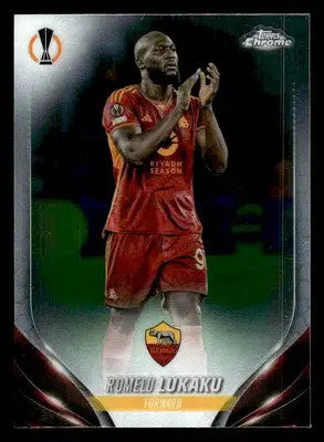 2023-24 Topps Chrome UEFA Club Competitions #32 Romelu Lukaku - Soccer Card Single