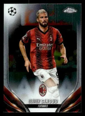 2023-24 Topps Chrome UEFA Club Competitions #43 Olivier Giroud - Soccer Card Single