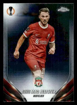 2023-24 Topps Chrome UEFA Club Competitions #48 Alexis Mac Allister - Soccer Card Single