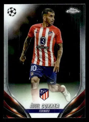2023-24 Topps Chrome UEFA Club Competitions #49 Ángel Correa - Soccer Card Single