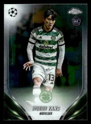 2023-24 Topps Chrome UEFA Club Competitions #83 Hyunjun Yang - Soccer Card Single