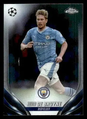 2023-24 Topps Chrome UEFA Club Competitions #85 Kevin De Bruyne - Soccer Card Single