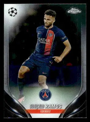 2023-24 Topps Chrome UEFA Club Competitions #96 Gonçalo Ramos - Soccer Card Single