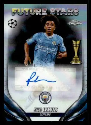 2023-24 Topps Chrome UEFA Club Comps #FSA-RL Rico Lewis Future Stars Autographs - Soccer Card Single