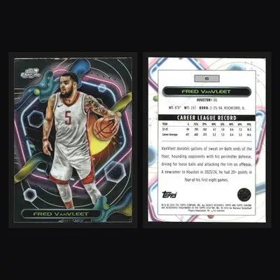 2023-24 Topps Cosmic Chrome Fred VanVleet #45 Houston Rockets - Basketball Card Single