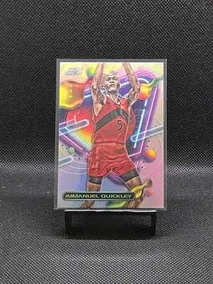 2023-24 Topps Cosmic Chrome - Immanuel Quickley #82 Refractor - Basketball Card Single