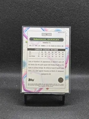 2023-24 Topps Cosmic Chrome - Immanuel Quickley #82 Refractor
