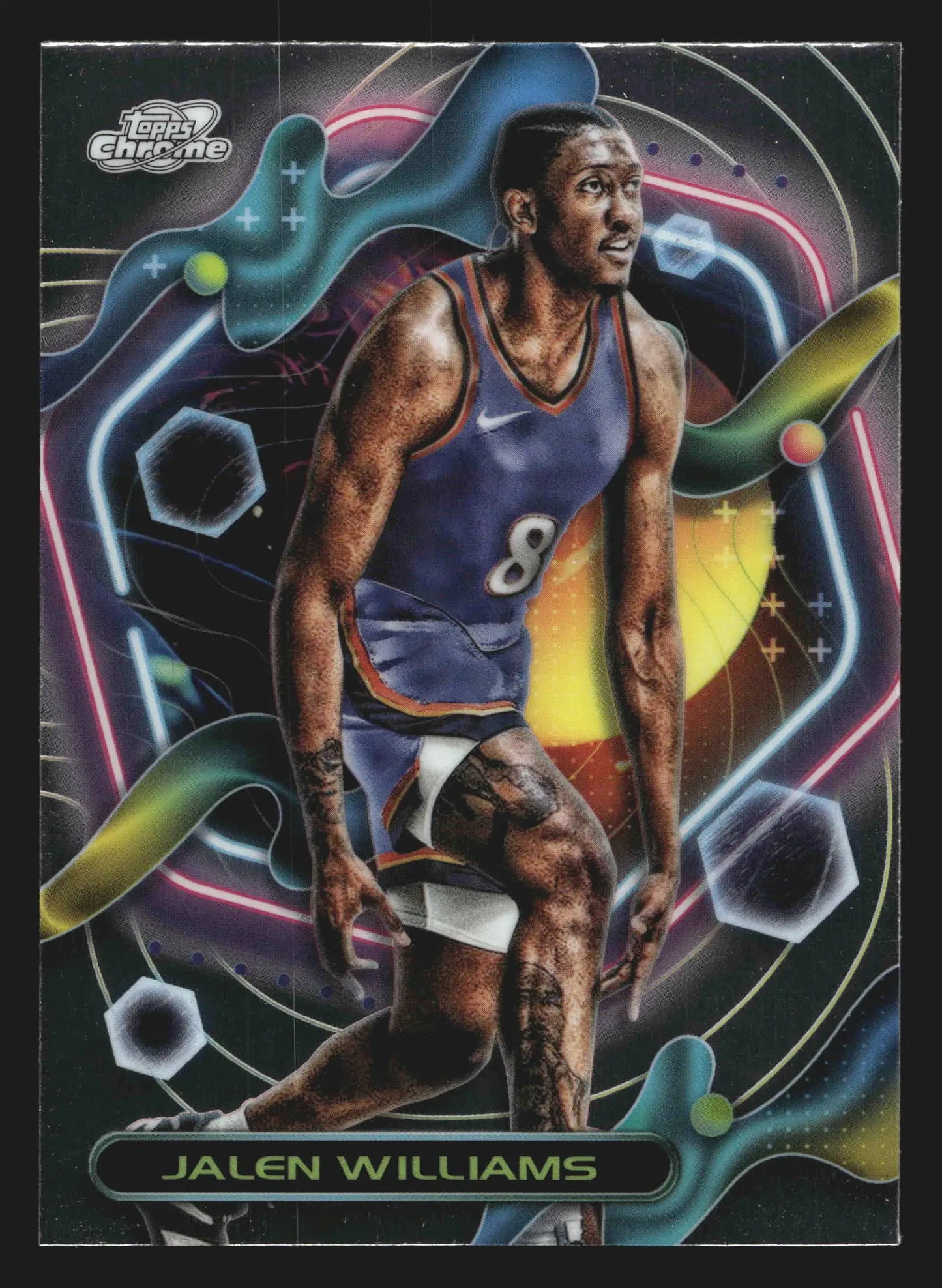 2023-24 Topps Cosmic Chrome Jalen Williams #87 Thunder - Basketball Card Single