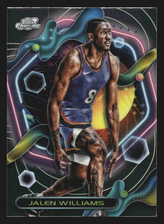 2023-24 Topps Cosmic Chrome Jalen Williams #87 Thunder - Basketball Card Single