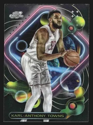 2023-24 Topps Cosmic Chrome Karl-Anthony Towns #74 Timberwolves - Basketball Card Single