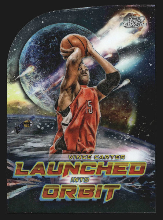 2023-24 Topps Cosmic Chrome Launched Into Orbit Vince Carter #LIO-22 HOF - Basketball Card Single