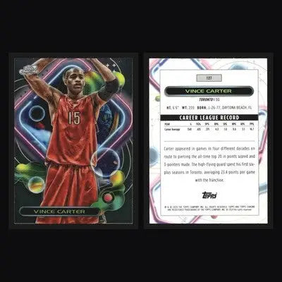 2023-24 Topps Cosmic Chrome Vince Carter #127 Raptors HOF