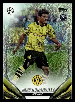 2023-24 Topps Jade Edition UEFA Club Competitions #191 Julien Duranville - Soccer Card Single