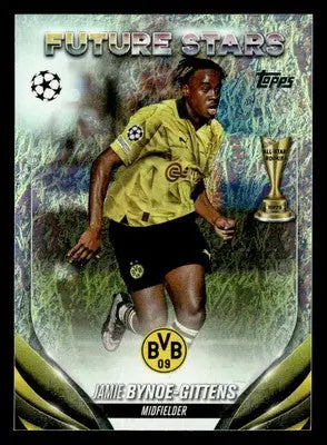 2023-24 Topps Jade Edition UEFA Club Competitions #42 Jamie Bynoe-Gittens - Soccer Card Single