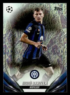 2023-24 Topps Jade Edition UEFA Club Competitions #51 Nicolò Barella - Soccer Card Single