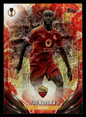 2023-24 Topps Jade UEFA Club Comps #176 Evan Ndicka Chinese New Year #/150 - Soccer Card Single