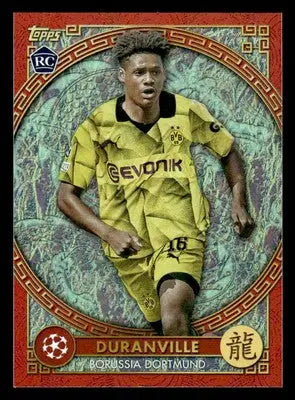 2023-24 Topps Jade UEFA Club Comps #NY-5 Julien Duranville Chinese New Year - Soccer Card Single