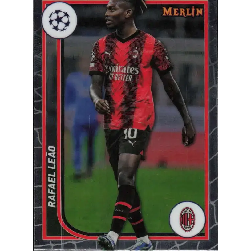 2023-24 Topps Merlin UEFA #1 Rafael Leao EX Excellent AC Milan Soccer Card - Soccer Card Single
