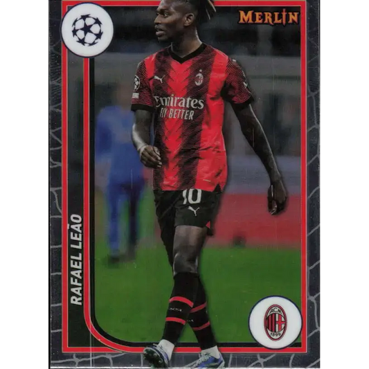 2023-24 Topps Merlin UEFA #1 Rafael Leao EX Excellent AC Milan Soccer Card - Soccer Card Single