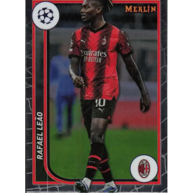 2023-24 Topps Merlin UEFA #1 Rafael Leao EX Excellent AC Milan Soccer Card - Soccer Card Single