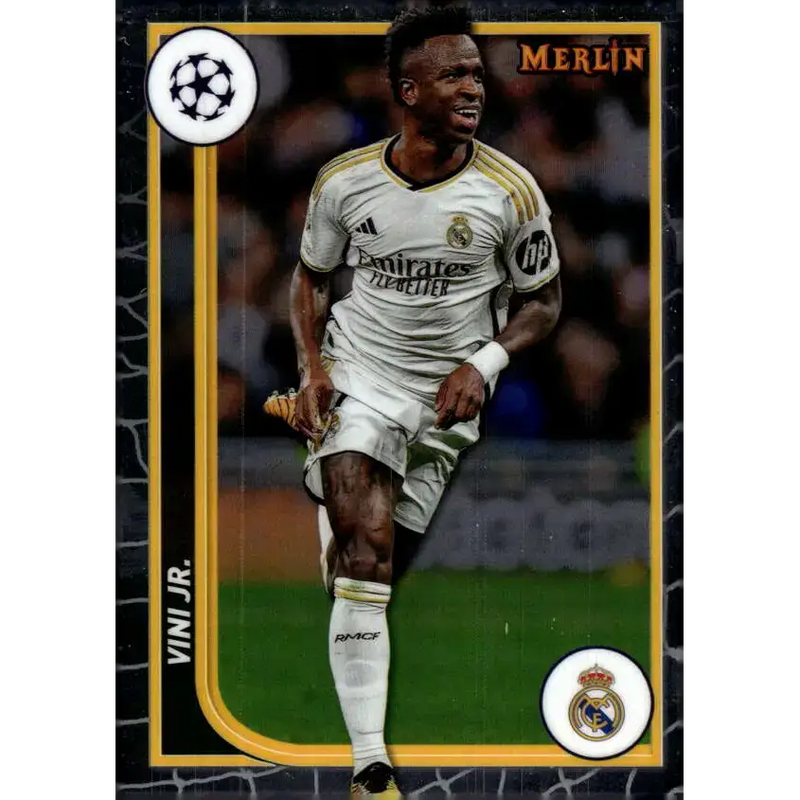 2023-24 Topps Merlin UEFA #104 Vini Jr. EX Excellent Real Madrid C.F. Soccer Card - Soccer Card Single