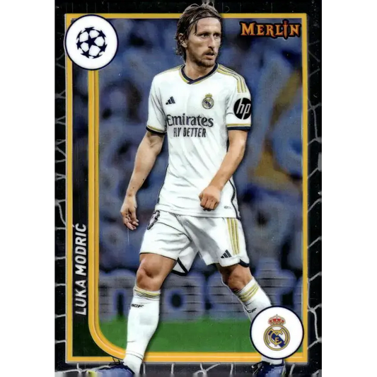 2023-24 Topps Merlin UEFA #106 Luka Modric EX Excellent Real Madrid C.F. Soccer Card - Soccer Card Single