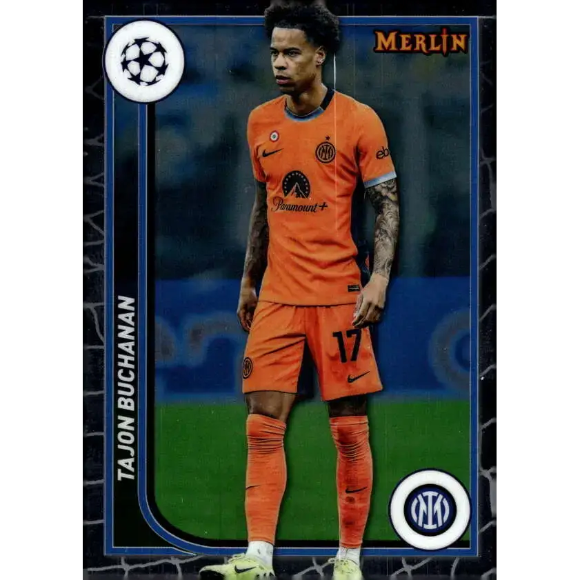 2023-24 Topps Merlin UEFA #110 Tajon Buchanan EX Excellent FC Internazionale Milano Soccer Card - Soccer Card Single