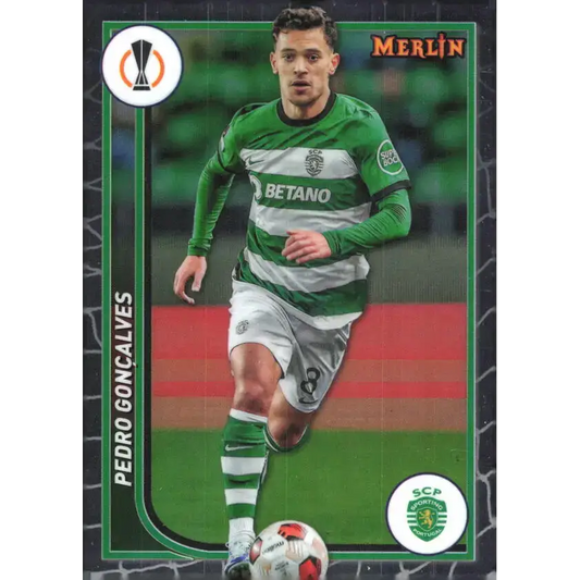 2023-24 Topps Merlin UEFA #115 Pedro Goncalves EX Excellent Sporting Clube de Portugal Soccer Card - Soccer Card Single