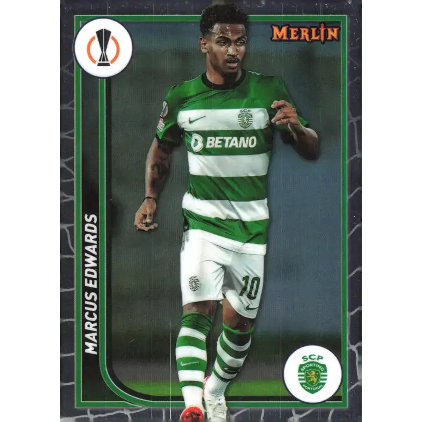 2023-24 Topps Merlin UEFA #116 Marcus Edwards EX Excellent Sporting Clube de Portugal Soccer Card - Soccer Card Single