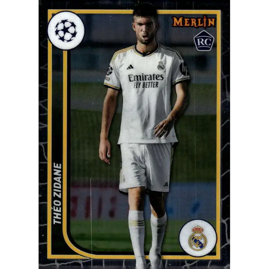 2023-24 Topps Merlin UEFA #137 Theo Zidane EX Excellent RC Rookie Real Madrid C.F. Soccer Card - Soccer Card Single