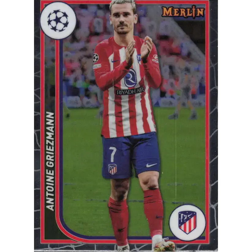 2023-24 Topps Merlin UEFA #17 Antoine Griezmann EX Excellent Atletico de Madrid Soccer Card - Soccer Card Single