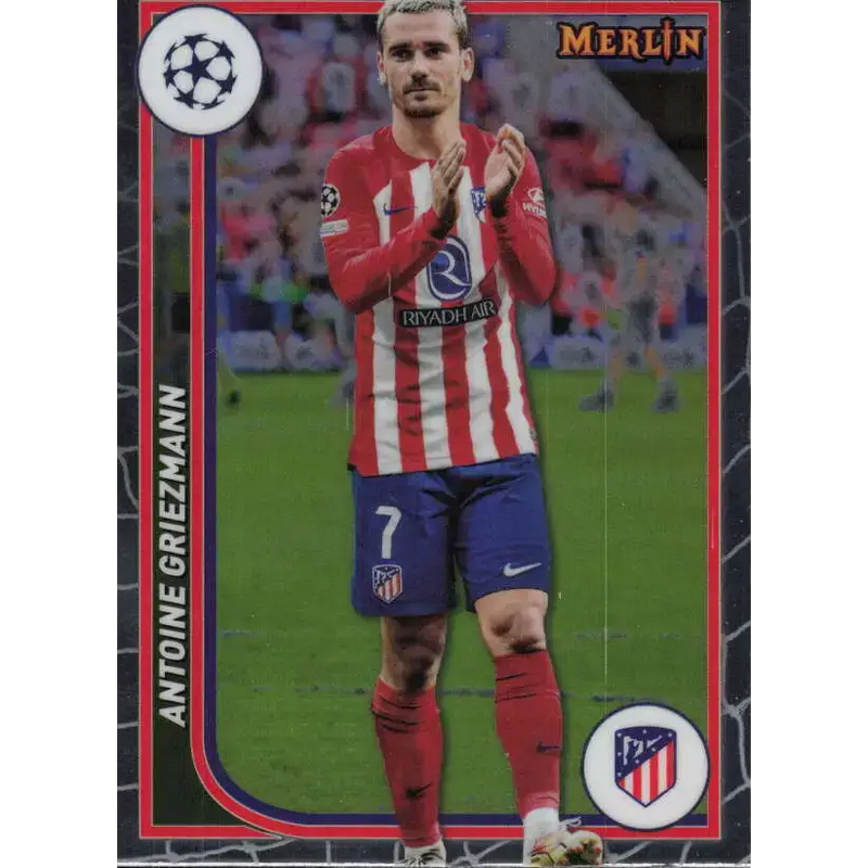 2023-24 Topps Merlin UEFA #17 Antoine Griezmann EX Excellent Atletico de Madrid Soccer Card - Soccer Card Single