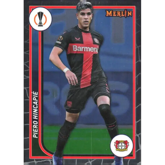 2023-24 Topps Merlin UEFA #21 Piero Hincapie EX Excellent Bayer 04 Leverkusen Soccer Card - Soccer Card Single