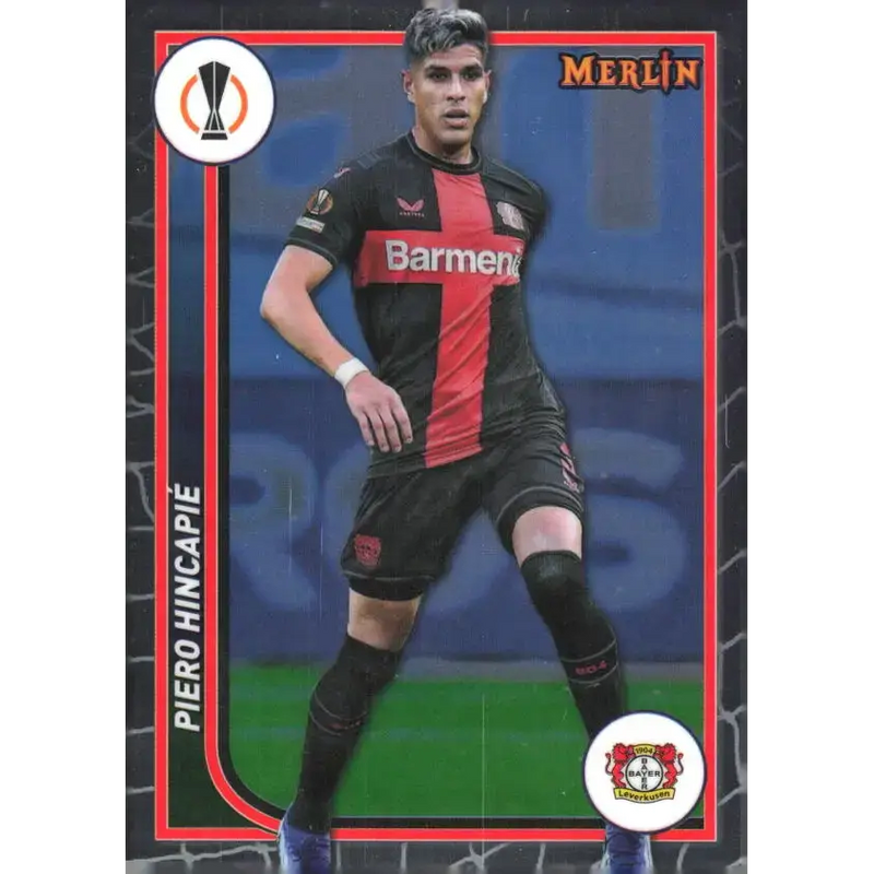2023-24 Topps Merlin UEFA #21 Piero Hincapie EX Excellent Bayer 04 Leverkusen Soccer Card - Soccer Card Single