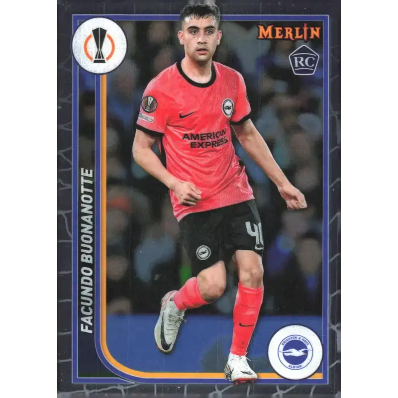 2023-24 Topps Merlin UEFA #30 Facundo Buonanotte EX Excellent RC Rookie Brighton & Hove Albion FC Soccer Card - Soccer