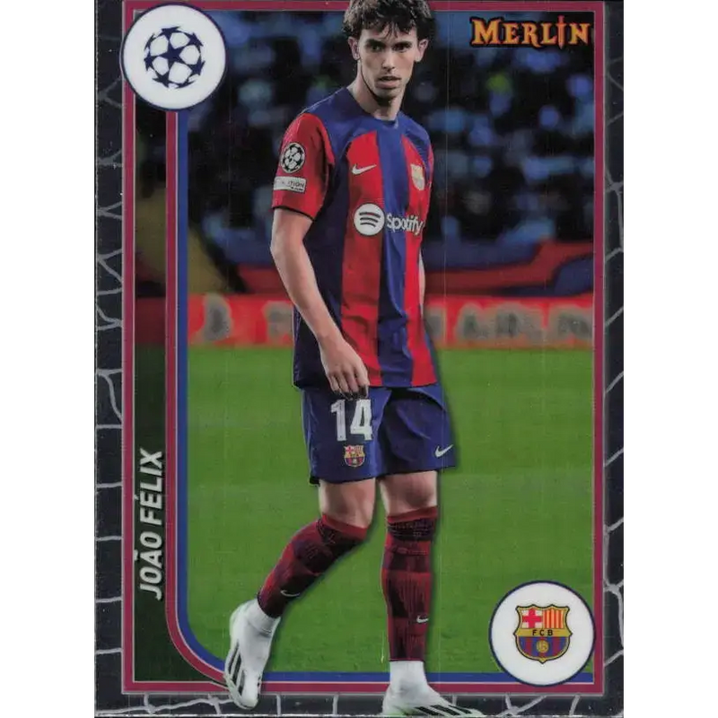 2023-24 Topps Merlin UEFA #40 Joao Felix EX Excellent FC Barcelona Soccer Card - Soccer Card Single