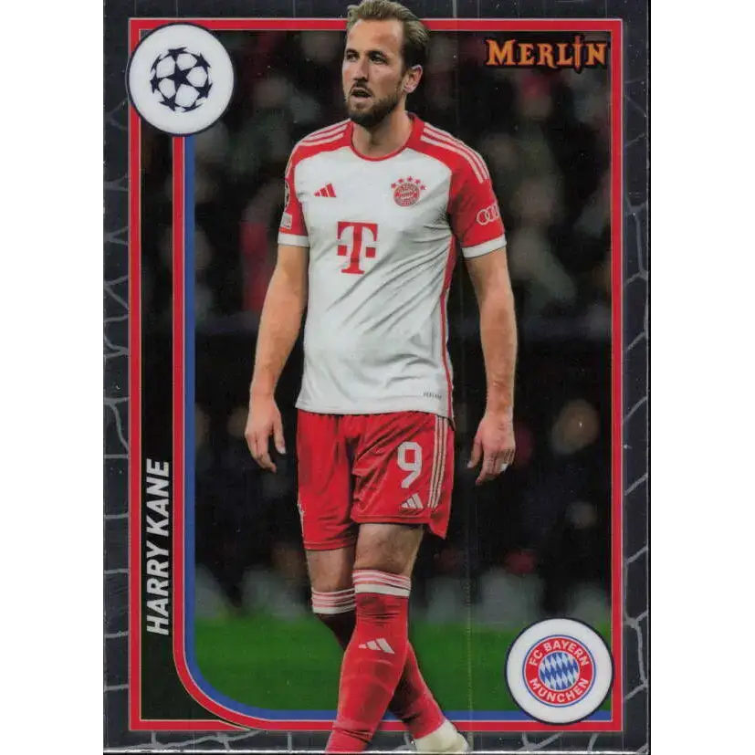 2023-24 Topps Merlin UEFA #44 Harry Kane EX Excellent FC Bayern Munchen Soccer Card - Soccer Card Single