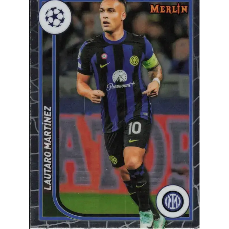 2023-24 Topps Merlin UEFA #48 Lautaro Martinez EX Excellent FC Internazionale Milano Soccer Card - Soccer Card Single