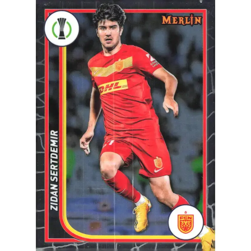 2023-24 Topps Merlin UEFA #53 Zidan Sertdemir EX Excellent FC Nordsjaelland Soccer Card - Soccer Card Single