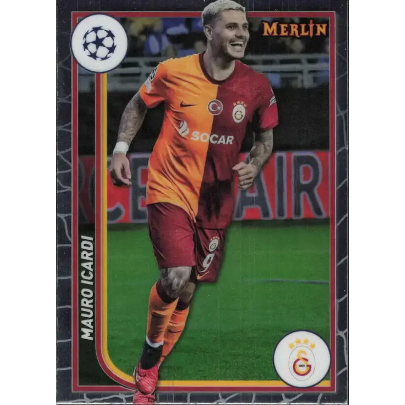 2023-24 Topps Merlin UEFA #63 Mauro Icardi EX Excellent Galatasaray A.S. Soccer Card - Soccer Card Single