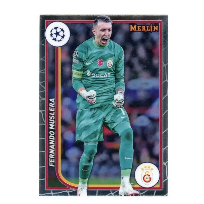 2023-24 Topps Merlin UEFA #66 Fernando Muslera EX Excellent Galatasaray A.S. Soccer Card