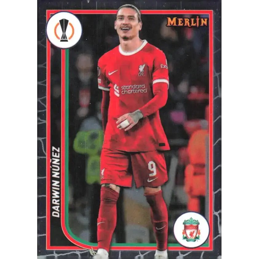2023-24 Topps Merlin UEFA #68 Darwin Nunez EX Excellent Liverpool FC Soccer Card - Soccer Card Single