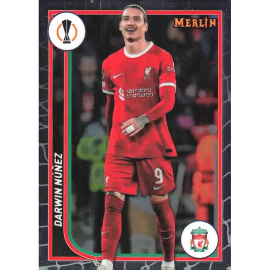 2023-24 Topps Merlin UEFA #68 Darwin Nunez EX Excellent Liverpool FC Soccer Card - Soccer Card Single