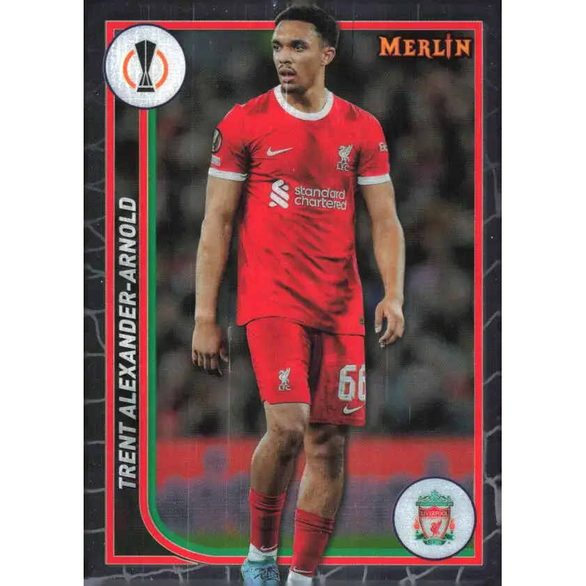 2023-24 Topps Merlin UEFA #70 Trent Alexander-Arnold EX Excellent Liverpool FC Soccer Card - Soccer Card Single