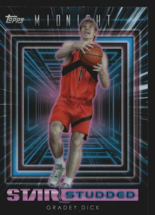 2023-24 Topps Midnight Star Studded Gradey Dick #SS-25 RC - Basketball Card Single