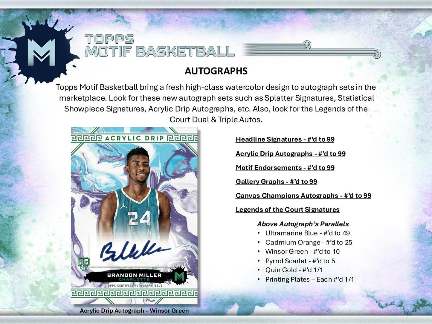 2023-24 Topps Motif Basketball Hobby Box
