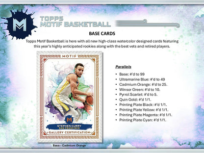 2023-24 Topps Motif Basketball Hobby Box