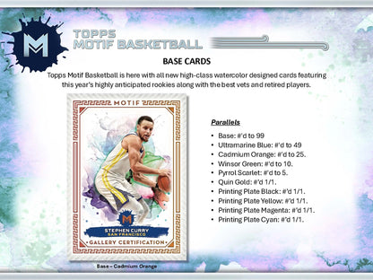 2023-24 Topps Motif Basketball Hobby Box - Sports Cards - Basketball Sealed