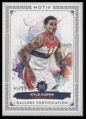 2023-24 Topps Motif Kyle Kuzma #64 SN #/99 Washington Wizards - Basketball Card Single